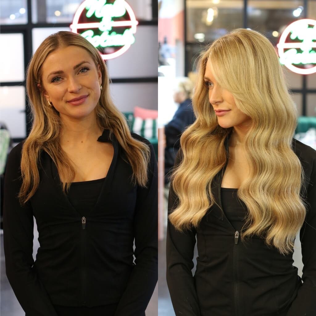 blonde hair colour transformation