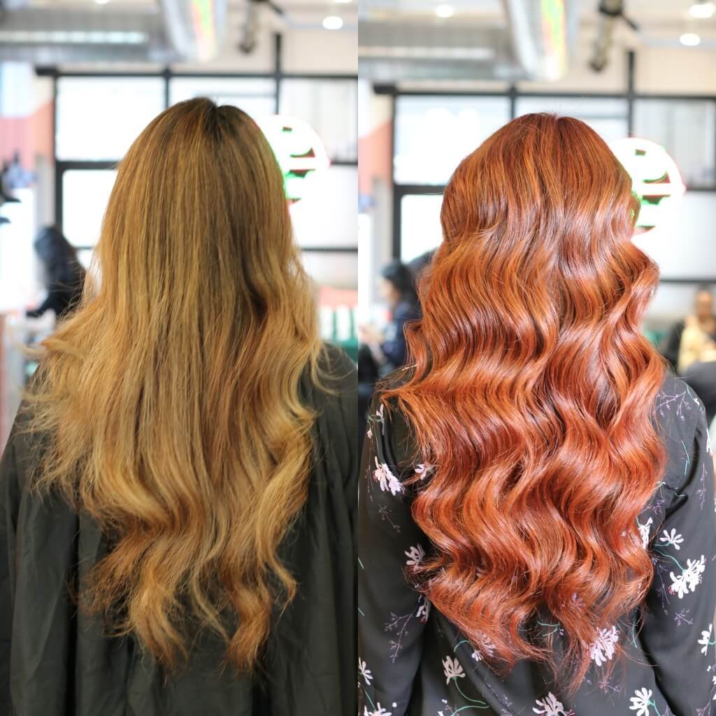 hair colour transformation