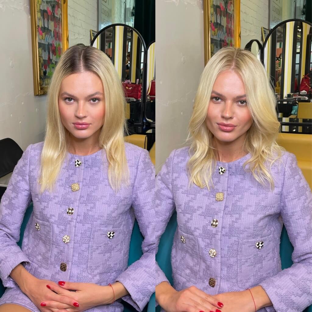 blonde colour transformation