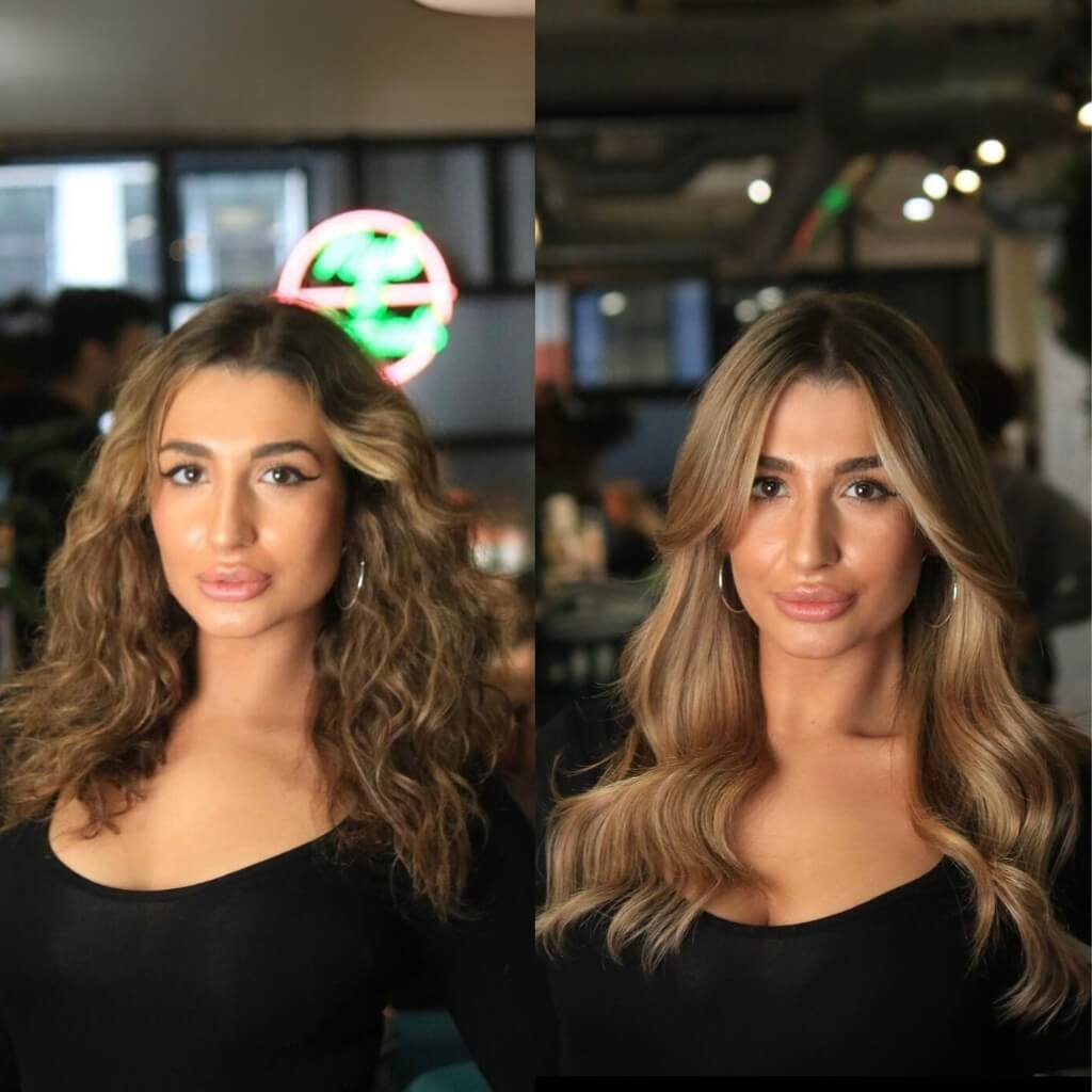 hair colour transformation