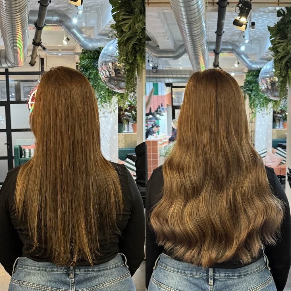 hair extension transformation
