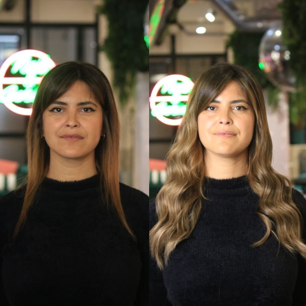 short to long hair extension transformation